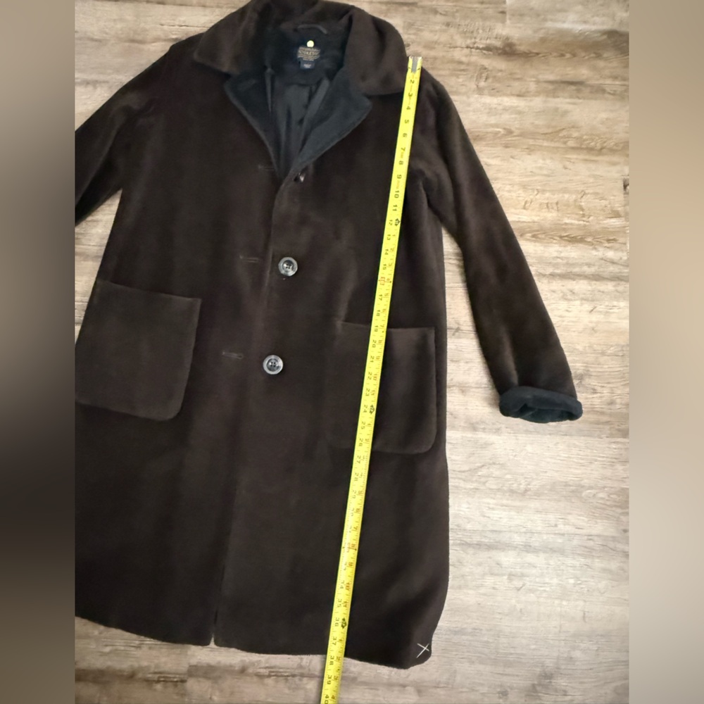 Pendleton • Wool Coat Brown Button Front Japan Li… - image 4